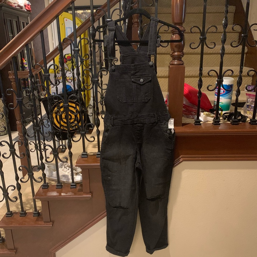 RSQ Washed Black BF Overalls - Size 5 - New with Tag